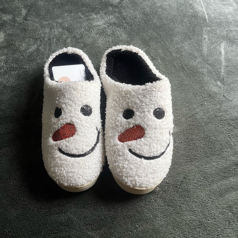 Cozy Snowman Slippers